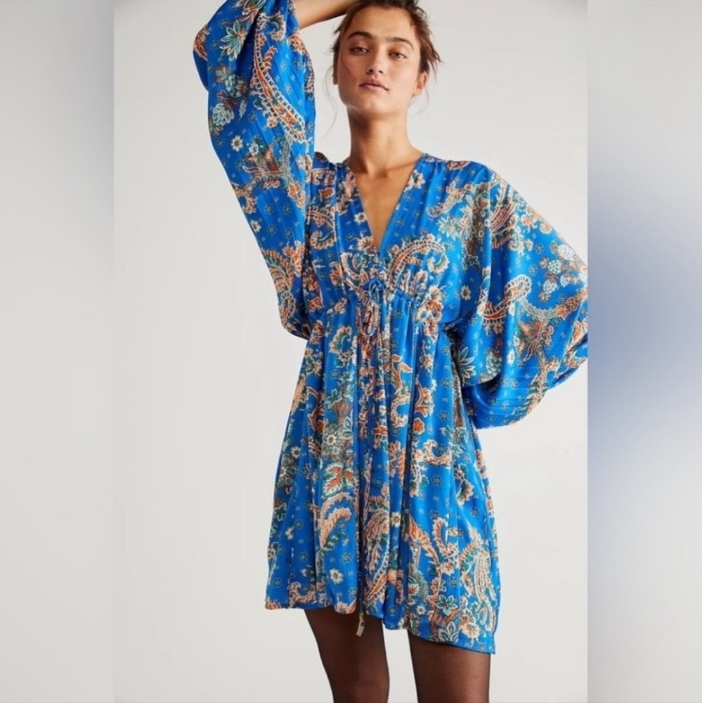 🤖NWOT Free People Arzel Flounce Dress